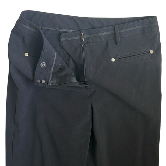 Larry Levine Women Pants 10 Black Classic Business Casual Stretch Minimalistic - Picture 5 of 10
